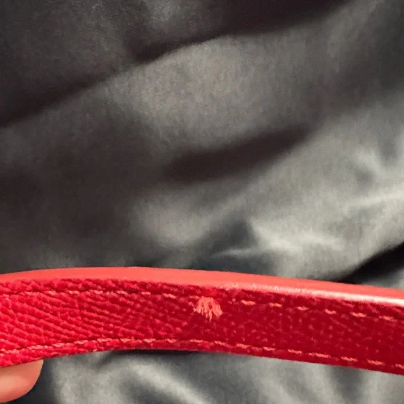 Coach Vibrant Red Leather Tote - Picture 10 of 13